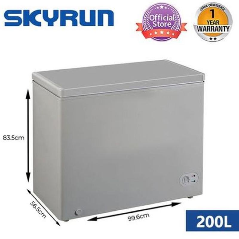 Skyrun 200 Litres Chest Freezer (BD-200HNW) - Grey