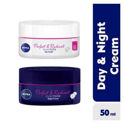 NIVEA Perfect & Radiant Even Tone Day And Night Cream For Women - 50ml