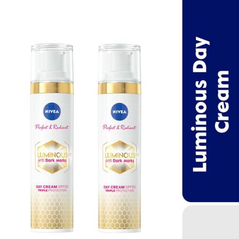 NIVEA Perfect & Radiant Luminous630 Anti Dark Marks Day Cream SPF50 - 40ml (Pack of 2)