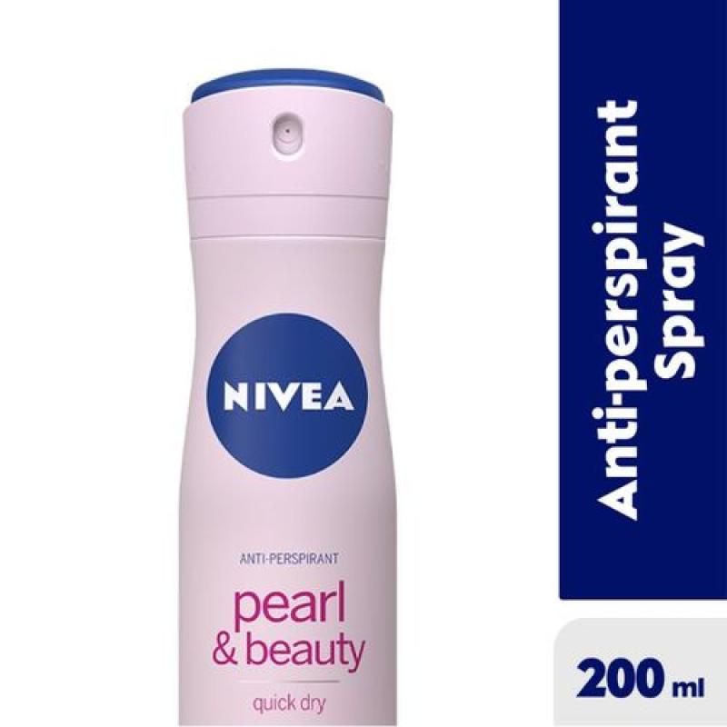 NIVEA Pearl & Beauty Anti-Perspirant Spray For Women, 48h - 200ml