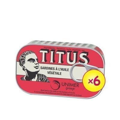 Titus Sardines 125(6pie )