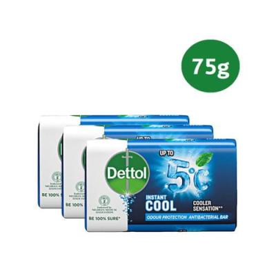 Dettol Antibacterial bathing soap instant cool