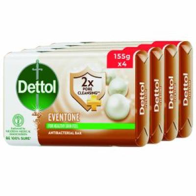 Dettol soap even Tone -155g pack 4