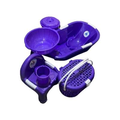 Baby Bath set -7PCS purple