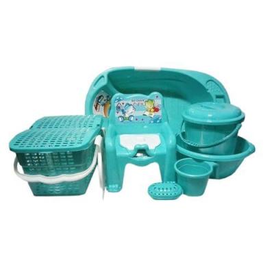 Baby Bath set -7PCS mint Green