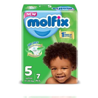 Molfix Junior diaper size 5 small pack 7x1