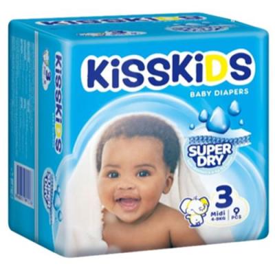 Kiss kids diaper small size 3  9x1