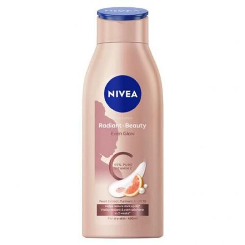NIVEA Radiant & Beauty Even Glow Body Lotion For Women - 400ml - Pack Of 2