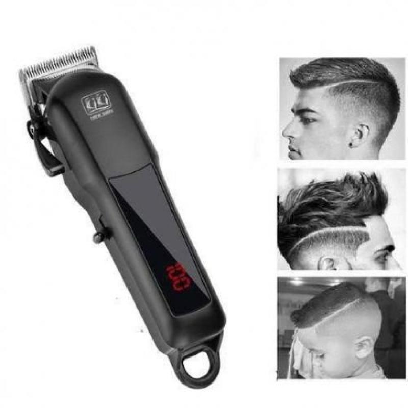 Kiki New Gain Professional Rechargeable Wireless Hair Clipper With Battery Percentage Display (NG-888B)