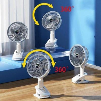 RHRB 4-in-1 Portable Clip Fan, 3 Speed Adjustable Multi-scene Cooling Fan with Detachable Washable Cover