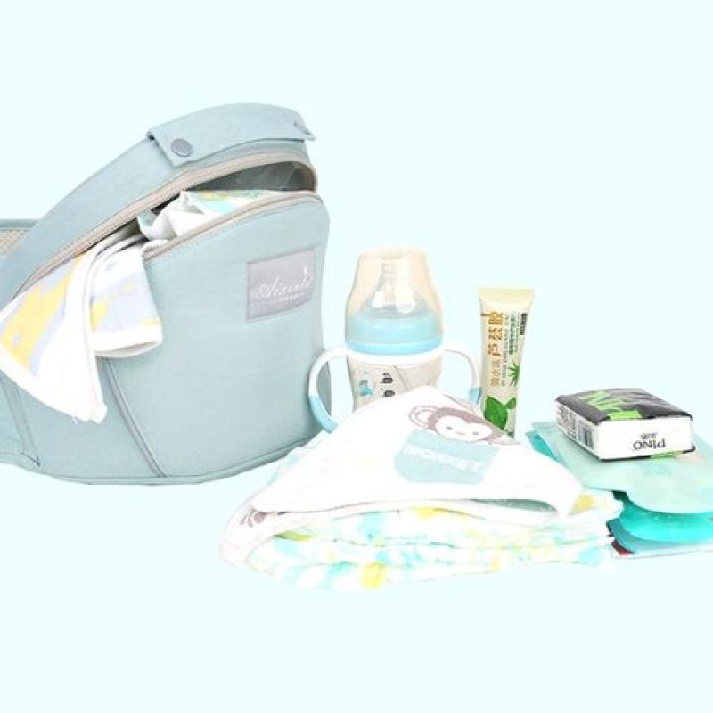 Baby Carriers Waist Stools Storage Bag- Green